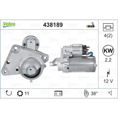 Starter VALEO ORIGINS NEW VALEO 438189