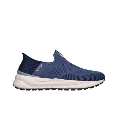 Skechers Bogdin Instappers blauw Textiel - Sneakers - Heren