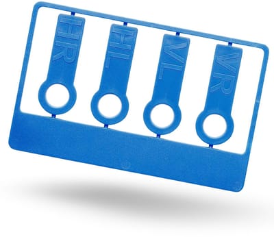 Dailygoods- Bandenmarkeringsset herbruikbaar - Universeel geschikt voor ventieldoppen - Wielmarkers - Markeren van autobanden - Bespaart tijd bij bandenwissel - Ideaal voor werkplaatsen en hobbyschroevendraaiers - Bandenmarkering