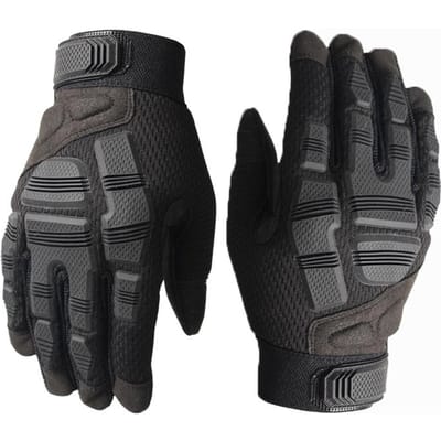 B33 Volledige Vinger Buiten Gebruik Tactische Handschoenen Handrug Bescherming Atletische Handschoenen Antislip Slijtvast Training Fiets Handschoenen L