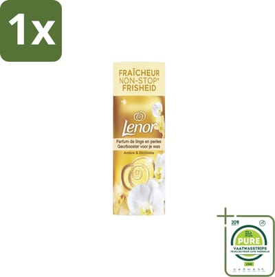 1 x Lenor – In-Wash Geurbooster – Gouden Orchidee - 19 wasbeurten - Geurbooster - Wasgeur - Amber En Orchidee - Wasparfum - Kledinggeur