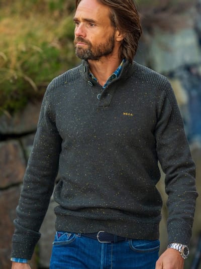 NZA - Donkergroene katoenen knitwear
