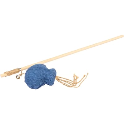 Duvo+ ECO Navy Speelhengel Octopus Catnip - Kattenkruid - Kattenspeelgoed - 8,3x17x40cm