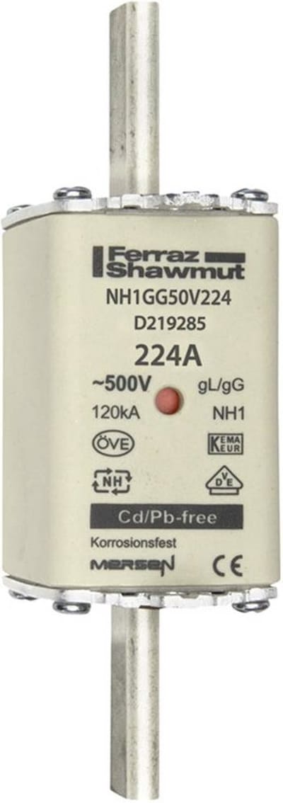 Mersen 1B173.000000 NH-zekering Afmeting zekering : 1 224 A 500 V 1 stuk(s)