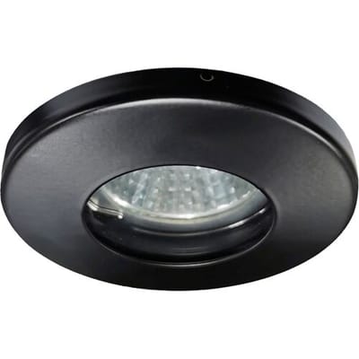 Toolstation Inbouwspot rond vast IP65 GU5.3 Zwart