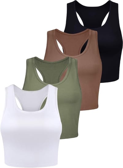 3-delige set crop tops voor dames - trendy bodice tank tops in verschillende kleuren en stijlen