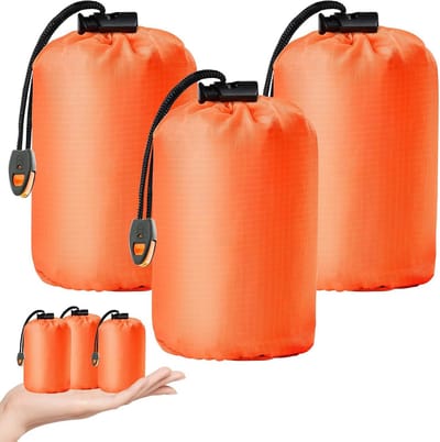 3x Ultralichte Noodbivakzak - Waterdicht & Reflecterend - Survival en EHBO