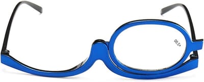 Make-upbril met draaibaar glas voor dames - Vergrootglas - Opvouwbare bril met cosmetica opbergruimte