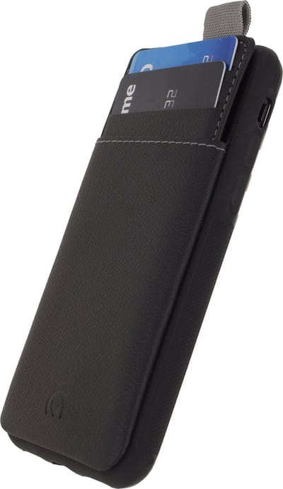 Mobilize Hoesje geschikt voor Apple iPhone X Telefoonhoesje met Kaarthouder Flexibel TPU | Mobilize Gelly Card Backcover met Pasjeshouder | Kaarthouder voor 1 Pasje | backcover Hoesje voor Pinpas / OV Kaart / Rijbewijs | iPhone X Case | Back Cover -
