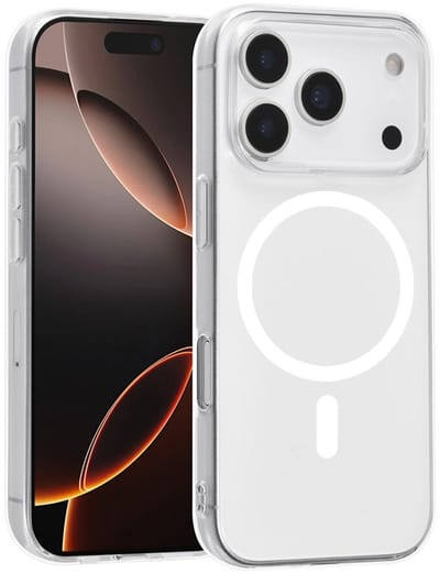 CaseBoutique TPU Case hoesje geschikt voor iPhone 17 Pro - Effen Transparant - TPU (Zacht) - Volledig Doorzichtig - Compatible met MagSafe en Qi2