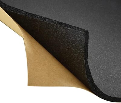Isolatie Pad - Geluiddempend Schuim - Auto Geluiddemping - Sterke Hechting - 30x50 cm - Zwart