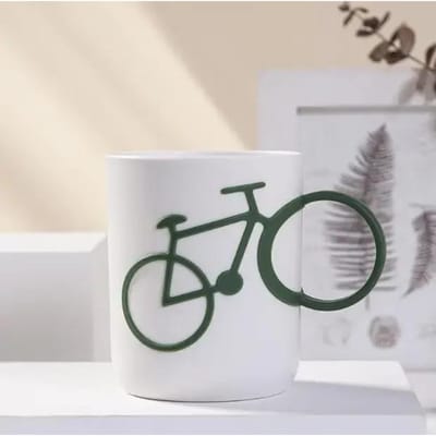 Poignée de Vélo Premium Coupe Brosse à Dents Couple Tasse PP Pour Jus Eau Lait Dortoir Étudiant Tasses 400ml Cadeaux de Noël Design Élégant 400ml