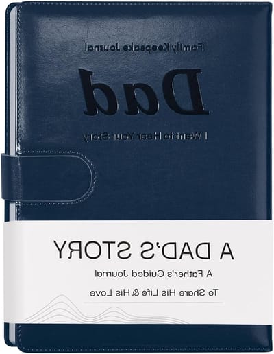 Vader's Levensverhaal Journal met 250+ Vragen, Familieherinneringen Boek voor Dads om zijn Verhalen te Delen voor Verjaardag, Vaderdag en Kerstmis