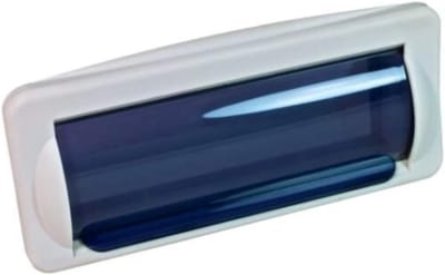 Waterdichte marine radiohoes 1 din ABS wit 24x11,6x10,5 cm