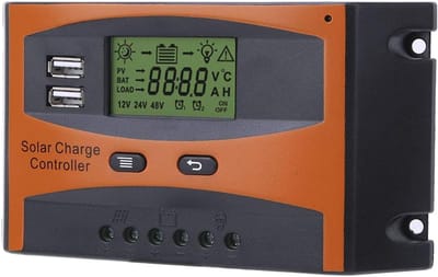 Zonnelaadregelaar - PWM Controller - Energie Systeem - Industriële Microchip - 20A/30A - Zwart