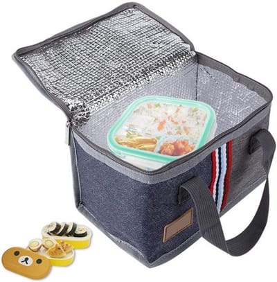 Draagbare geïsoleerde lunchbox koeltas set van 2, perfect voor picknick en voedselopslag, lichtgewicht en thermisch voor warme en koude maaltijden