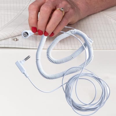 Universeel Aardingskoord 4.5 Meter Vervangende Kabel voor Antistatische Matten en Platen