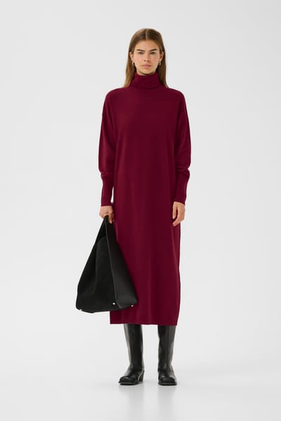 INWEAR Kellsieiw Dress Dames - Jurk - Bordeaux - Maat S