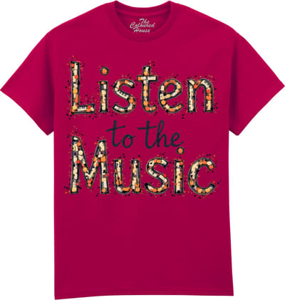 Listen To The Music The Coloured House T-shirt XXL