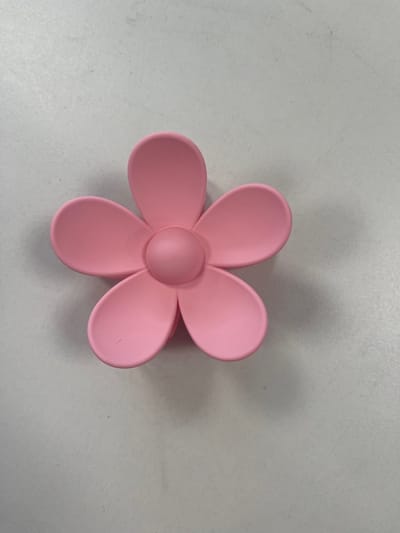 Haarklem - Bloem - Zomer - Haarknip - Gender Reveal - Haarklip - Haarspeld - Haarknip groot - Luxe Haarklem - Cadeautje - Flower power - Feest - Dames - Moederdag -roze