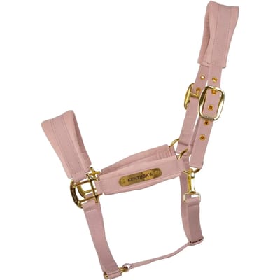 Kentucky Horsewear - Velvet halster soft rose shetland pony