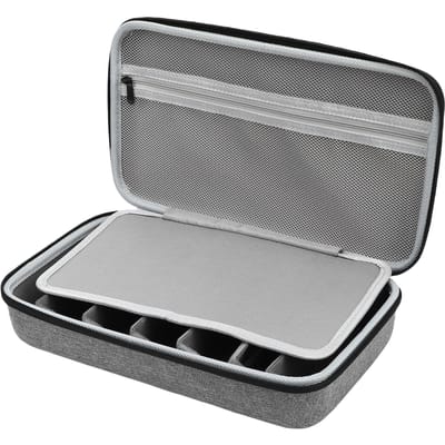 Reis Zonnebril Etui Sleuf Bril Hard Opbergdoos voor Meerdere Paren Grijs gray