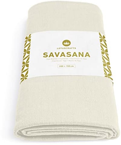 Yoga Deken 200 x 150 cm - Meditatie Decke van 100% Biologisch Katoen voor Ultimative Ontspanning