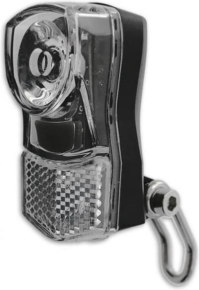 Büchel Koplamp Kroonbout Led 15 Lux Batterij Zwart