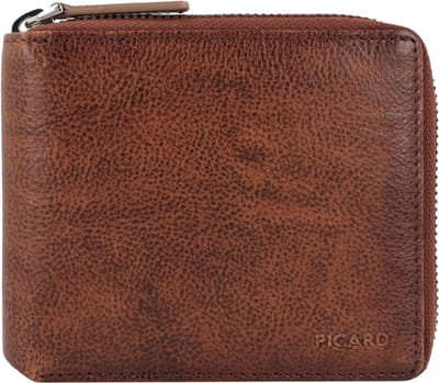 PICARD Portemonnee Hans 1 Zip Wallet Tabak Bruine