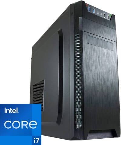 GMR Intel Complete PC met i7 Office PC - Business Office Computer | 16 GB RAM | 512GB SSD | USB 3 | Windows 11 Pro | WiFi-Bluetooth