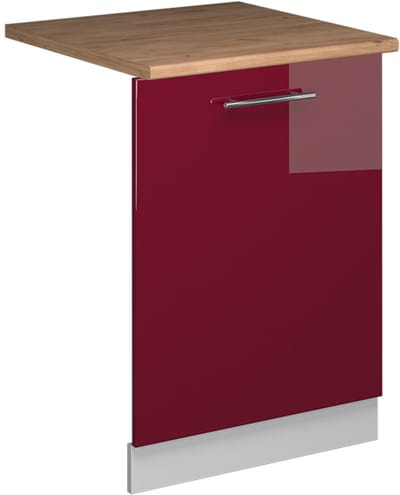 Vicco Fame-Line Vaatwasserfrontpaneel – 60 cm, WB Eik Bordeauxrode hoogglans