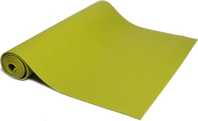 Yogamat studio groen - Lotus | 4,5 mm | fitnessmat | sportmat | pilates mat