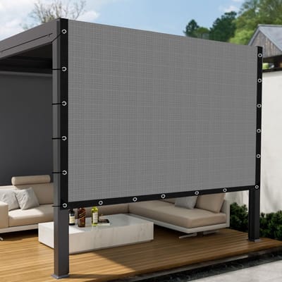 Dailygoods- Zonnezeil 85% UV-blokkering - Schaduwnet - Waterdicht - Eenvoudig op te hangen - Voor tuin/camping - Ademend materiaal - Schaduwdoek