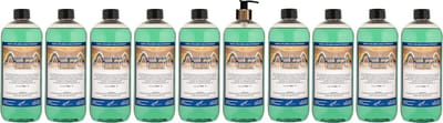 Body & Hair Hamam 1 liter met gouden pomp - set van 10 stuks - 2 in 1 voor lichaam en haar - voordeelverpakking