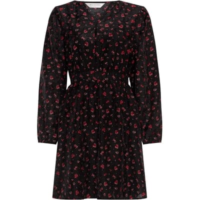 Mini-jurk van een mix van viscose en elastaan, model 'Nancy'
