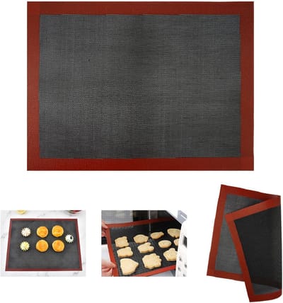 Microperforated Bakmat 30 x 40 cm - Silicone, Herbruikbaar, Antiaanbaklaag, Hittebestendig en Professioneel Gebruik