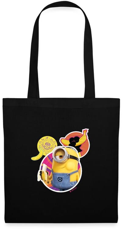 Minions Stuart Met Banaan Tas Van Stof Schoudertas