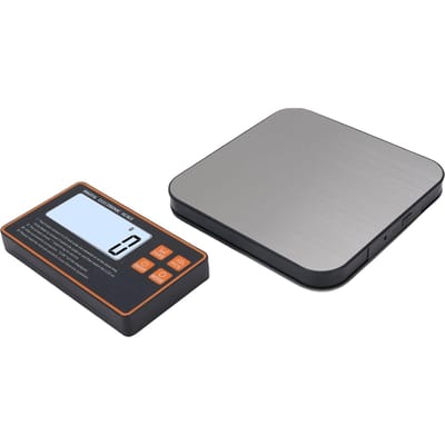 Draadloze Keukenweegschaal met Afstandsdisplay Roestvrijstalen Pan Magnetisch Digitaal Elektronisch 15KG voor gray