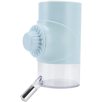 Drinkfonteinen voor huisdieren Automatische draagbare hangende waterkoker voor katten honden blauw 500 ml white