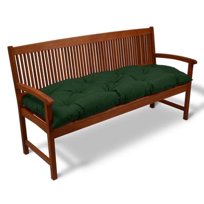 Beautissu Bankkussen Flair BK – Zitkussen Tuinkussen 120x50x8 cm groen - kussen voor tuinbank
