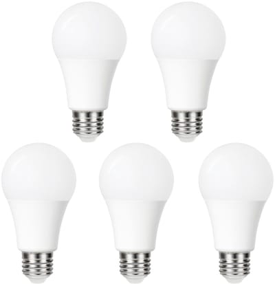 5-Pack Schemersensor - Standaard bol - E27 - 4.8W - Extra Warm Wit - 2700K