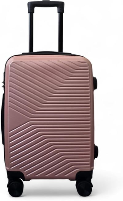 Handbagage Koffer - Reiskoffer Cabine - Vliegen met vliegtuig - Lichtgewicht ABS - 56x36x23cm - Roségoud