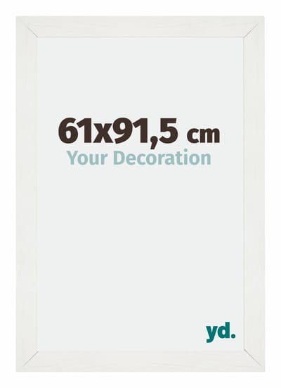 Your Decoration - Fotolijst 61x91,5 cm - MDF - Wit Geveegd - Mura