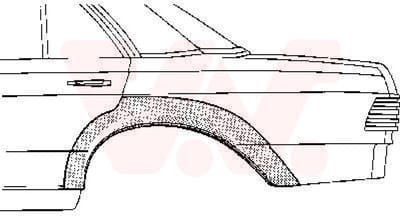 Van Wezel - ACHTER SCHERM VOOR MERCEDES BENZ W123 1976-1984 ARC754175VWAN