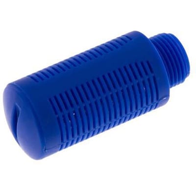 G3/8'' Kunststof Pneumatische Geluiddemper Zelfreinigende Granulaat Vulling [2 Stuks]