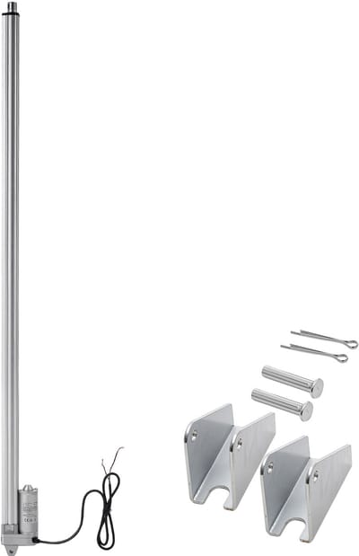 12V Lineaire Actuator, Slag van 40 Inch, IP65 Waterdicht, Kracht van 675 Lbs/3000n, Snelheid van 0,2 Inch/S, Inclusief Montagebeugel voor Zonne-energiesystemen, Machines en Deurautomatisering