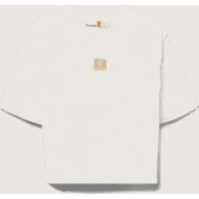 Timberland Short-sleeve Tee Natural Maat: XS | Tops Outlet | Dames | Groen