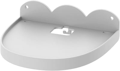 Luidsprekerstandaard - Muurbevestiging - Router Beheer - Ingebouwde Kabelgoot - 14 cm - Wit