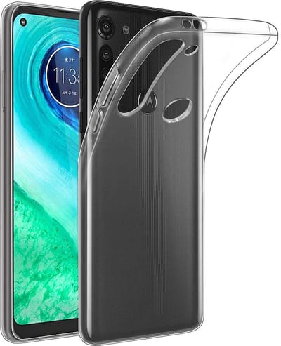 HB Hoesje Geschikt voor Motorola Moto G8 Transparant - Siliconen Back Cover
