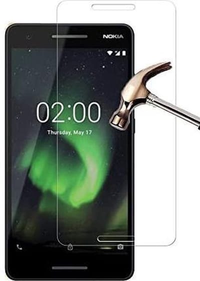 Screenprotector Glas - Tempered Glass Screen Protector Geschikt voor: Nokia 2.1 - 1x